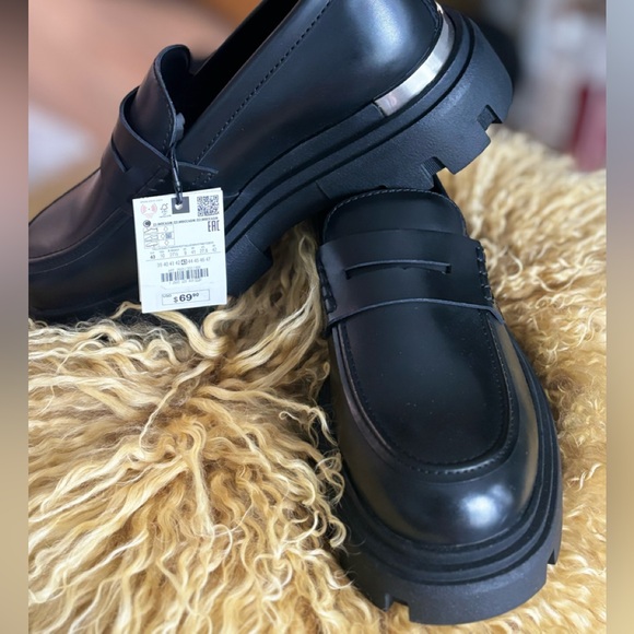 Zara Other - All black men dress shoes!
